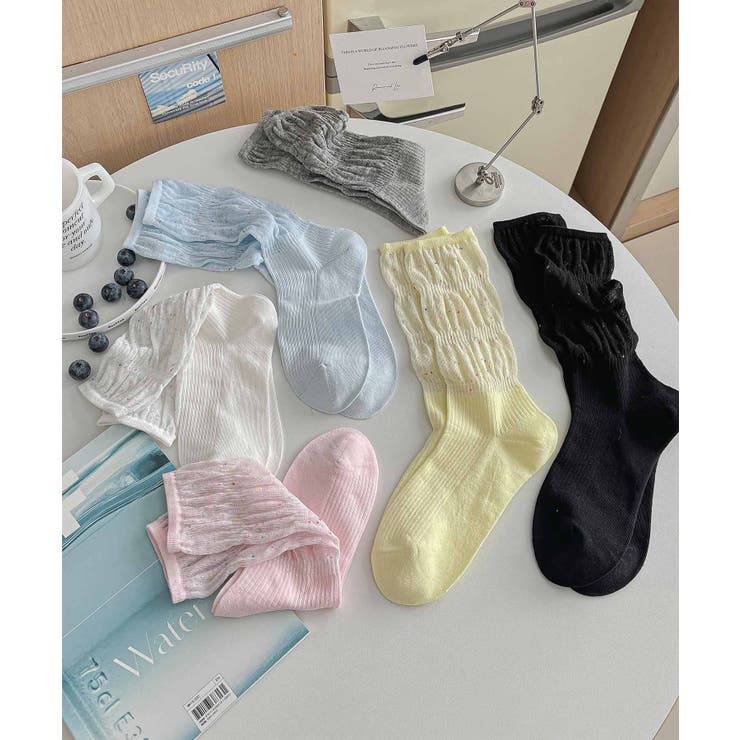 カラーネップミックス リブソックス | aimoha  | 詳細画像13 