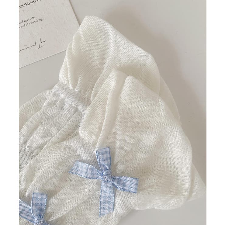 ギンガムリボンシャーリングソックス | aimoha  | 詳細画像16 