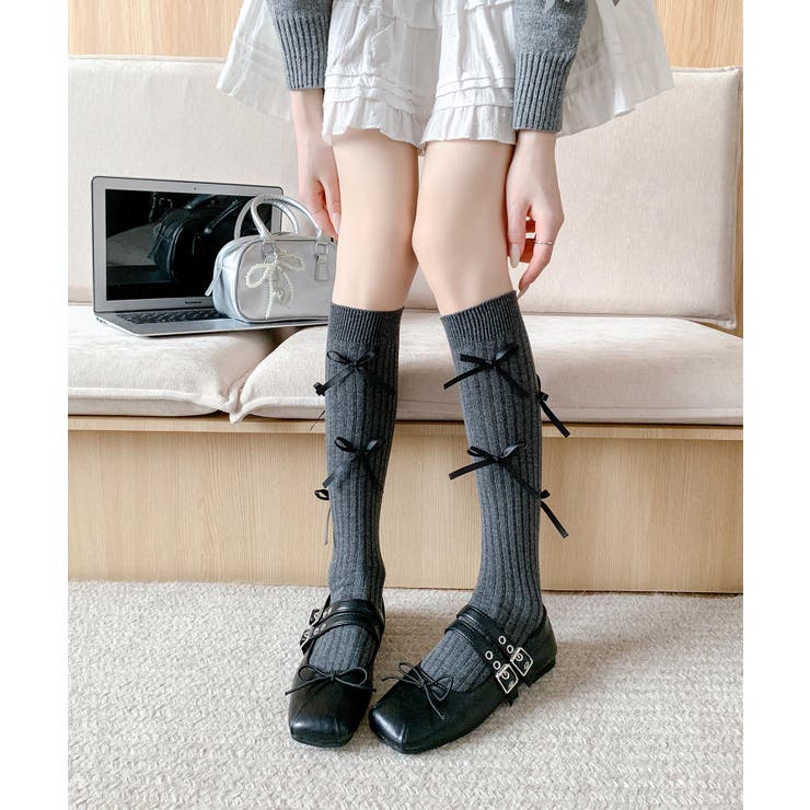 サテンリボン付きソックス | aimoha  | 詳細画像16 