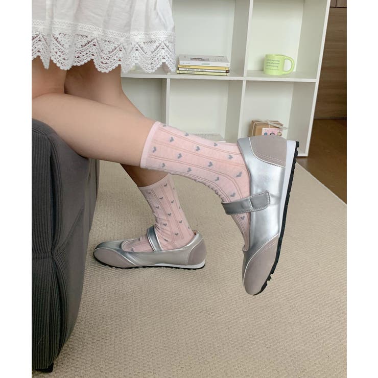 ハート透かしリブソックス | aimoha  | 詳細画像21 