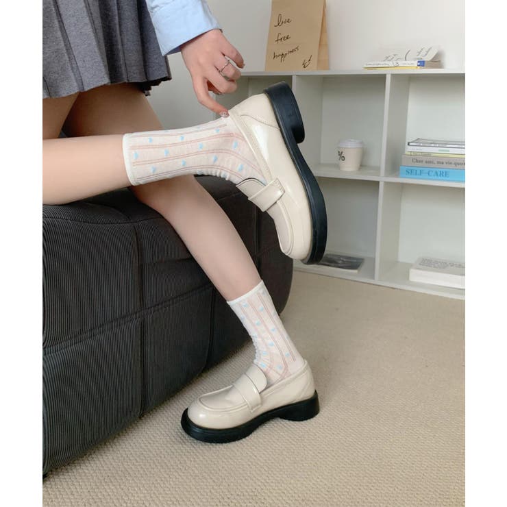 ハート透かしリブソックス | aimoha  | 詳細画像24 