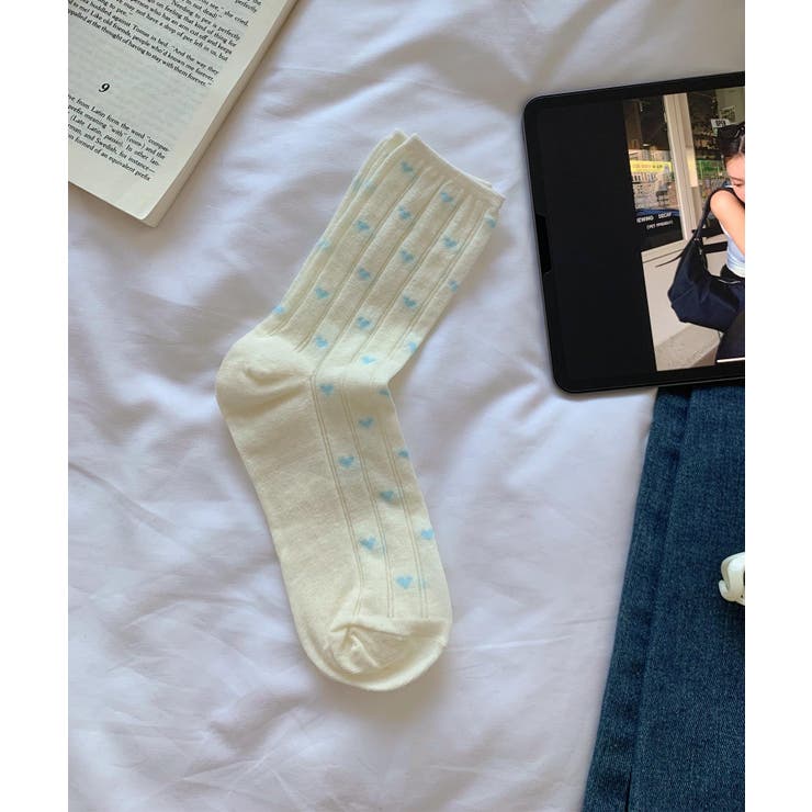 ハート透かしリブソックス | aimoha  | 詳細画像3 