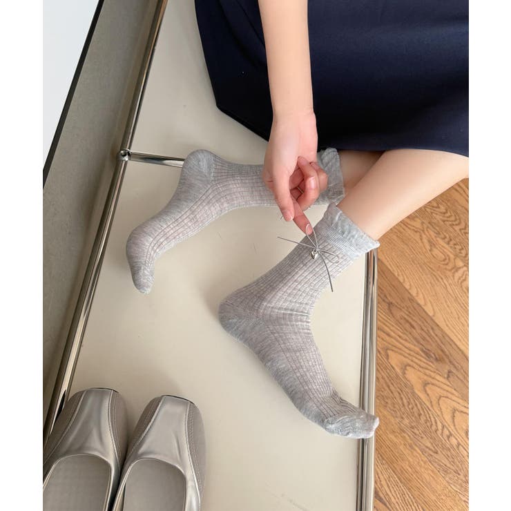 チャーム付きリボンフリルレッグウォーマー | aimoha  | 詳細画像21 