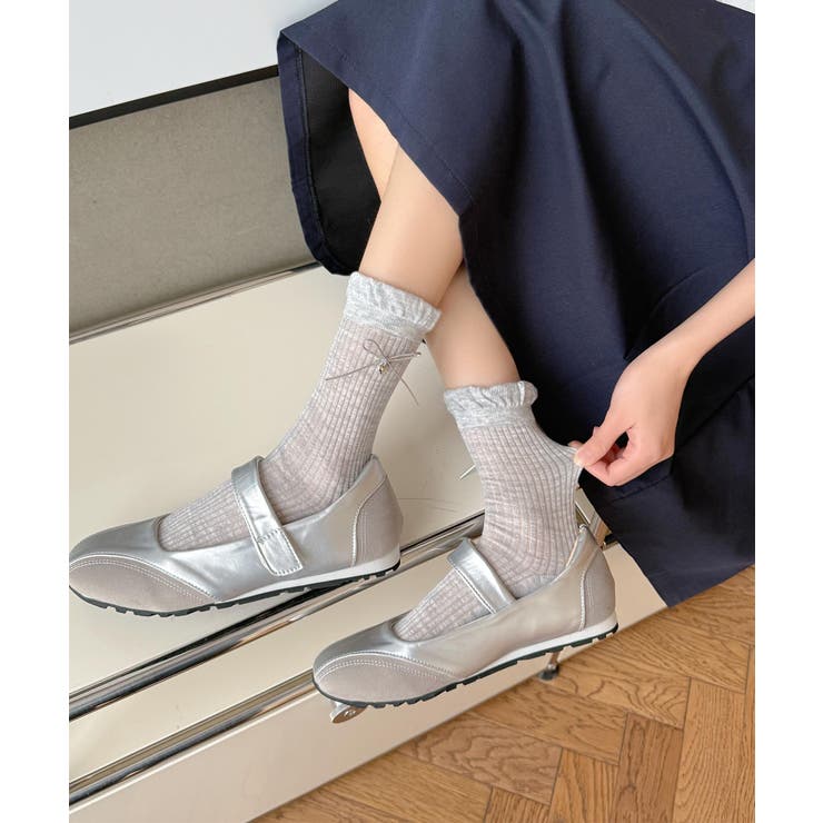 チャーム付きリボンフリルレッグウォーマー | aimoha  | 詳細画像22 