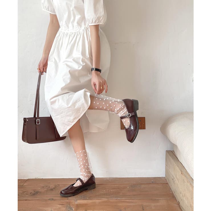 ハート総柄チュールソックス | aimoha  | 詳細画像17 