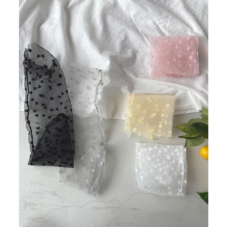 ハート総柄チュールソックス | aimoha  | 詳細画像6 