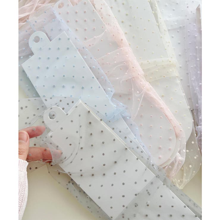 ドット×レースシアーソックス | aimoha  | 詳細画像12 