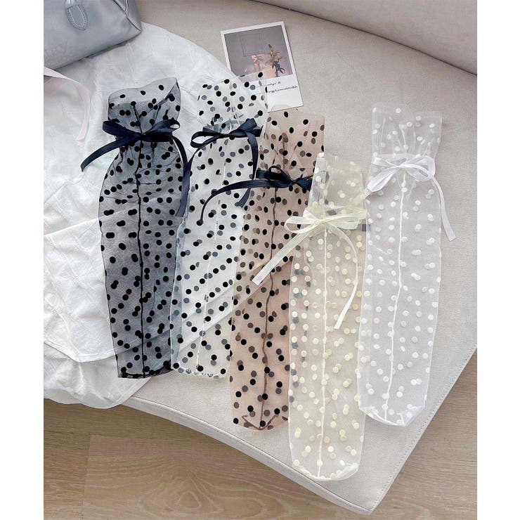 ドットチュールリボンソックス | aimoha  | 詳細画像7 