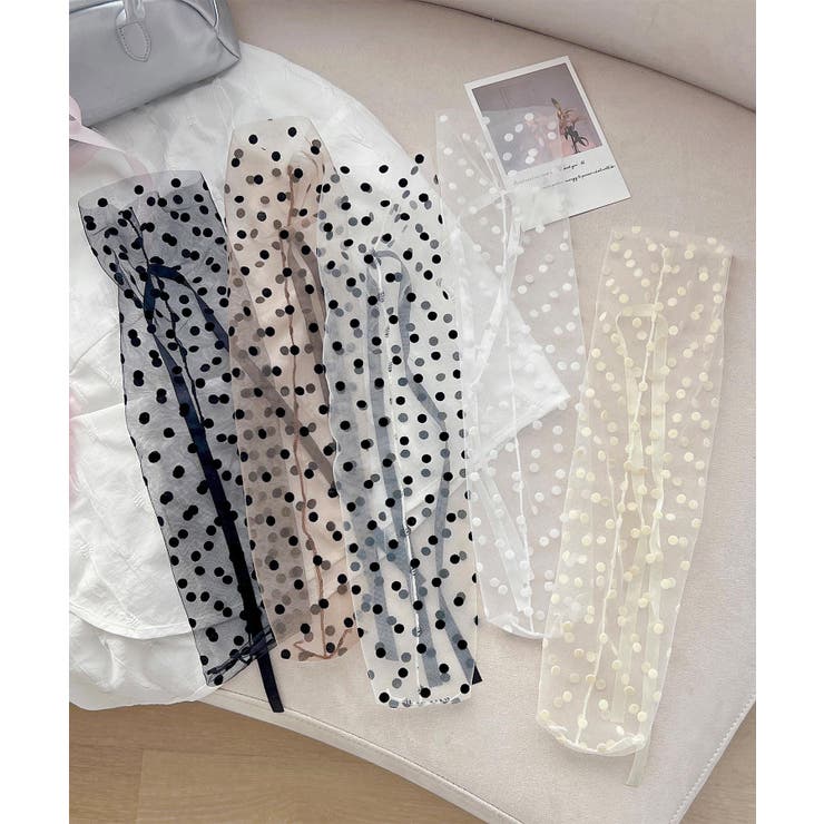 ドットチュールリボンソックス | aimoha  | 詳細画像3 