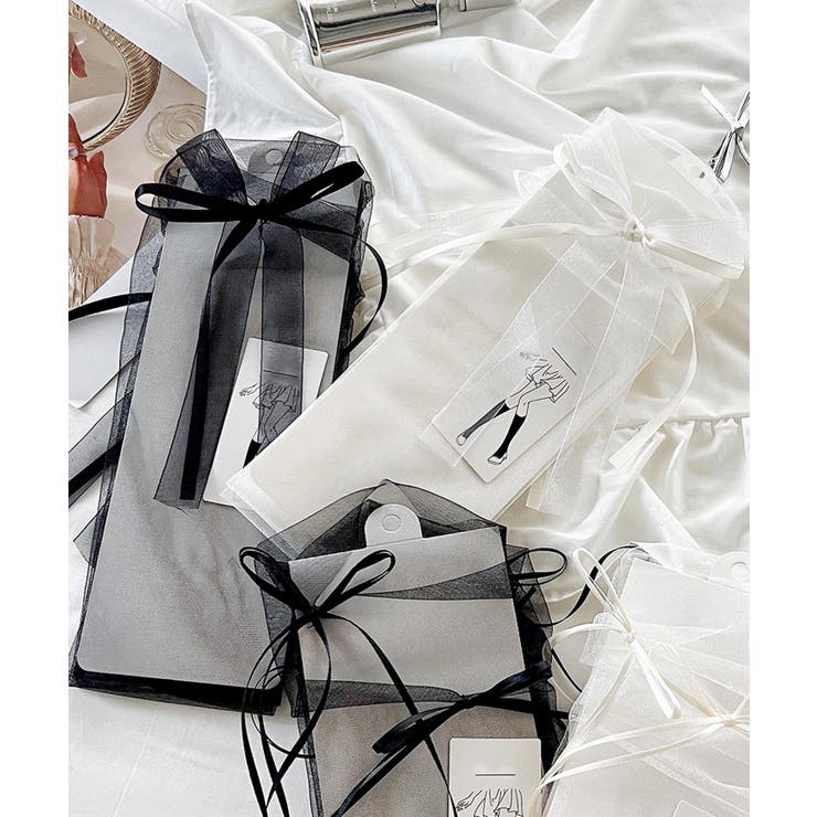 ロングリボンシアーソックス | aimoha  | 詳細画像12 