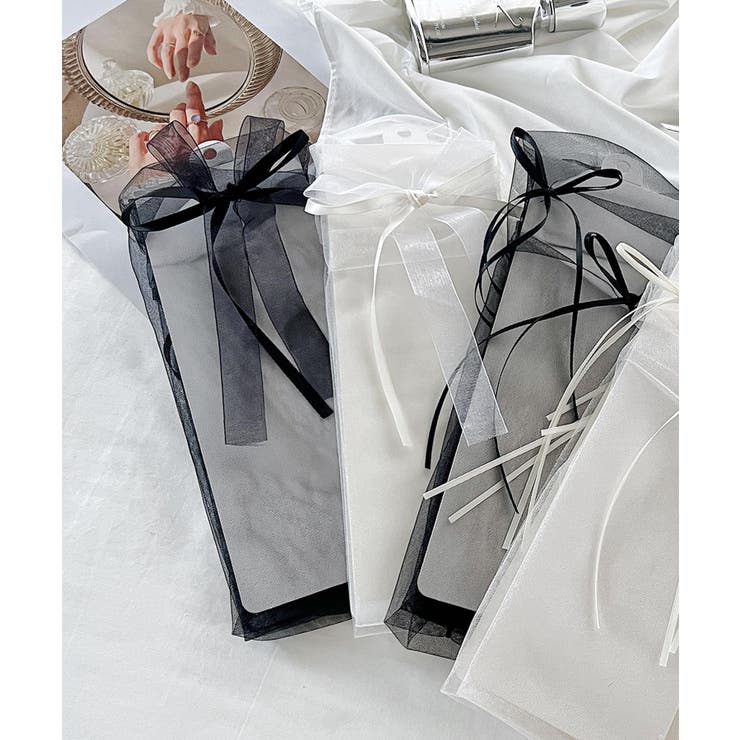 ロングリボンシアーソックス | aimoha  | 詳細画像4 