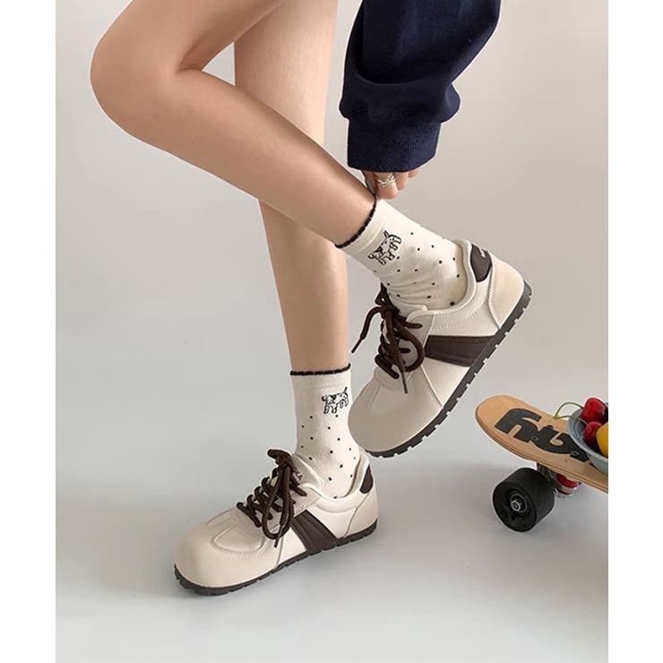 【SHOES 365】薄底スニーカー フラットシューズ | aimoha  | 詳細画像21 