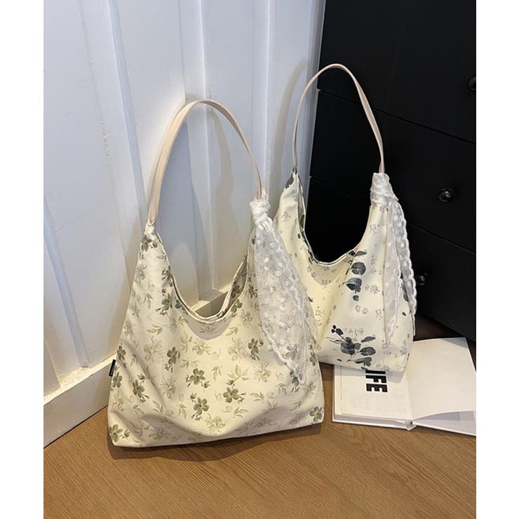 【B.A.G.】レース付きワンハンドルトートバッグ | aimoha  | 詳細画像7 