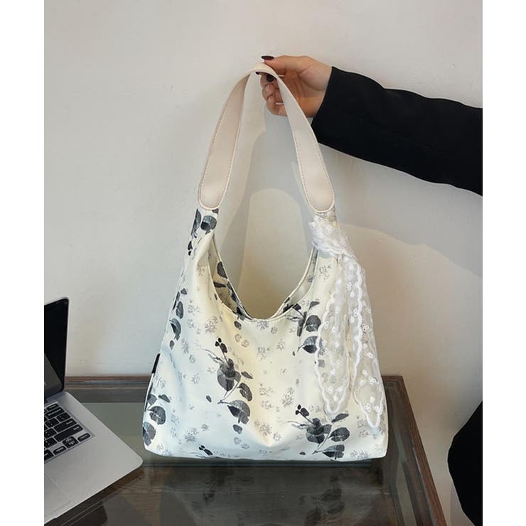 【B.A.G.】レース付きワンハンドルトートバッグ | aimoha  | 詳細画像6 