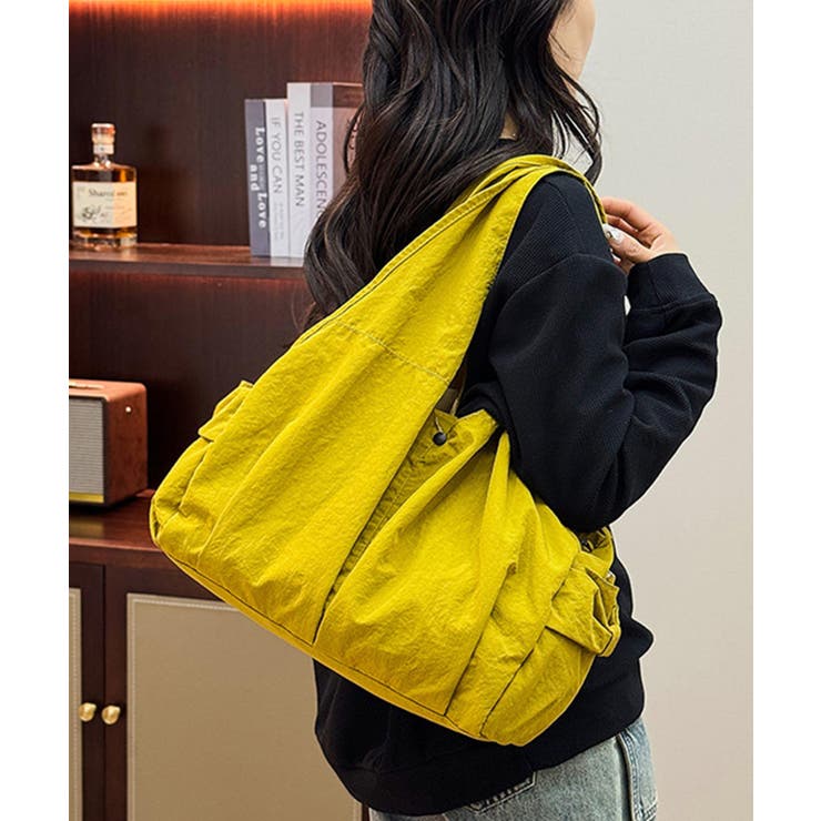 イエロー | 【B.A.G.】ショルダーナイロントートバッグ | aimoha 