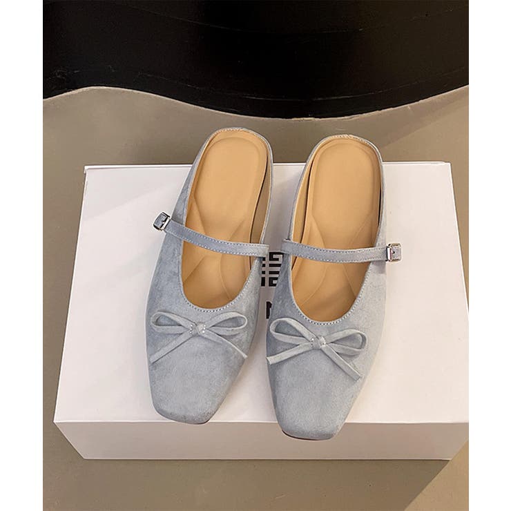 スエードリボンミュール | aimoha  | 詳細画像9 