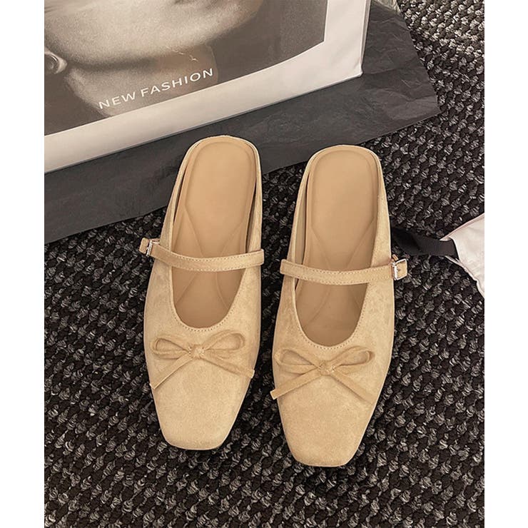 スエードリボンミュール | aimoha  | 詳細画像11 