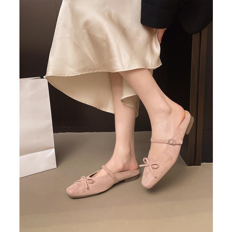 スエードリボンミュール | aimoha  | 詳細画像2 