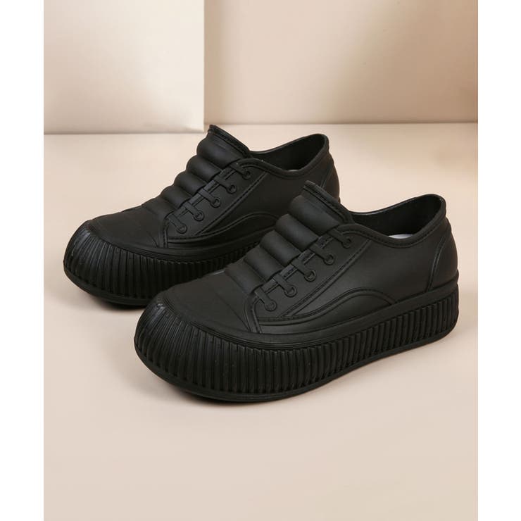 インヒール厚底レインスニーカー（4.5cm）[品番：XT000014705