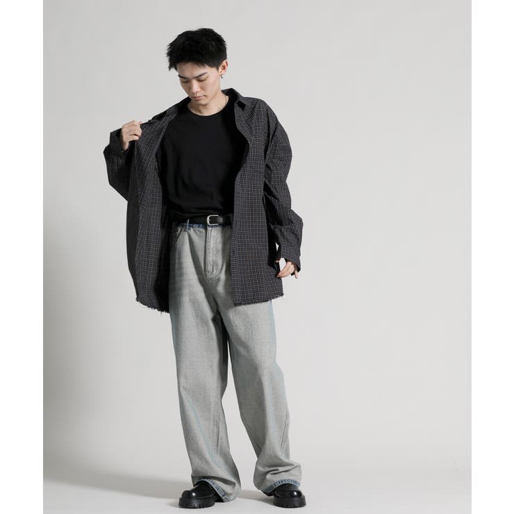Distressed Vintage Checkered | aimoha men | 詳細画像13 