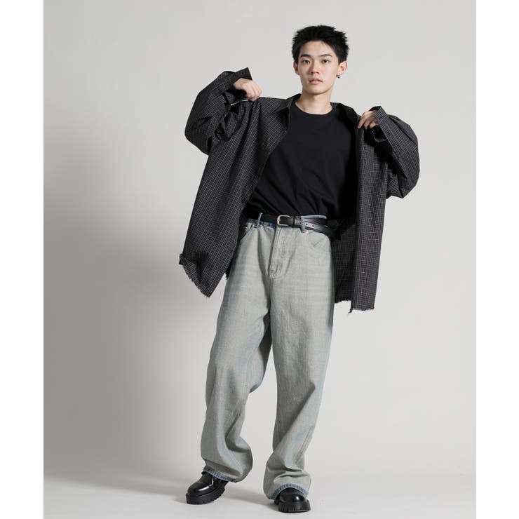 Distressed Vintage Checkered | aimoha men | 詳細画像15 