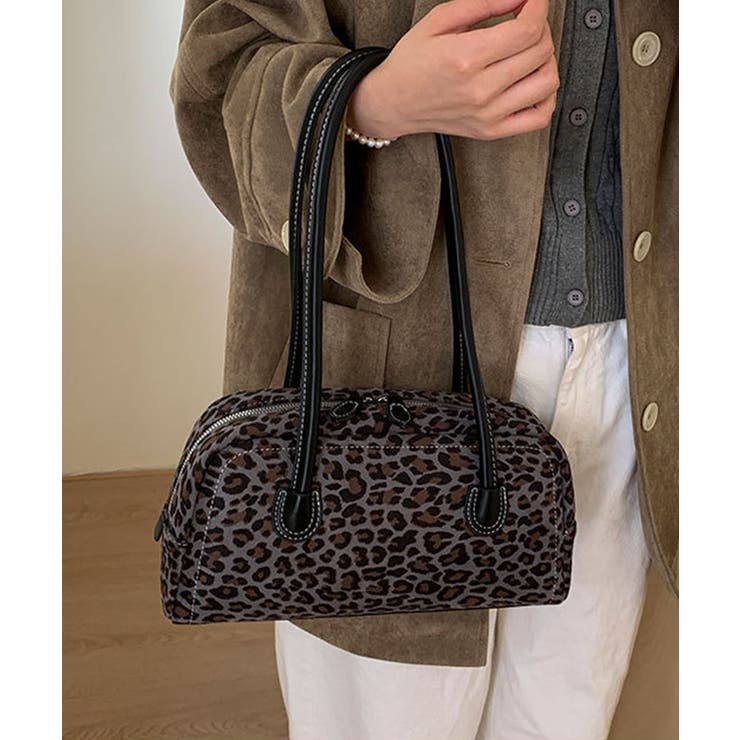 HOOK for girls レオパード柄バゲットショルダーバッグ | HOOK | 詳細画像2 