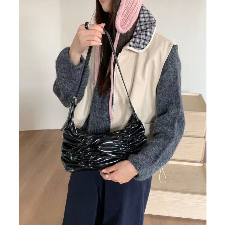 HOOK for girls ルーズギャザーワンショルダーバッグ | HOOK | 詳細画像4 