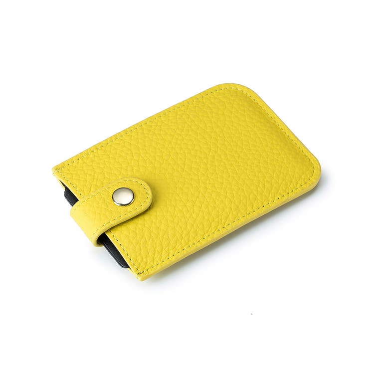 イエロー | 無地カードケース メンズ レディース | aimoha 
