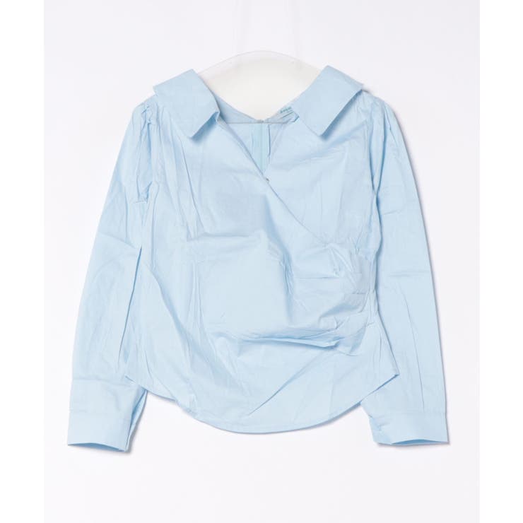 【Jasmine】Vネックアシメトリーブラウス Jasmine Grandifl… | aimoha  | 詳細画像5 