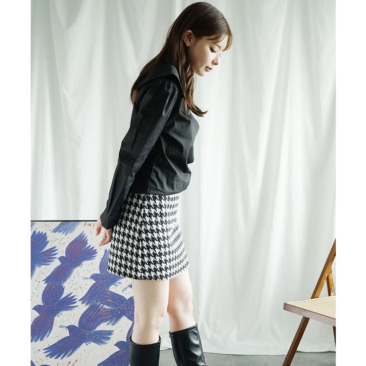 【Jasmine】Vネックアシメトリーブラウス Jasmine Grandifl… | aimoha  | 詳細画像16 