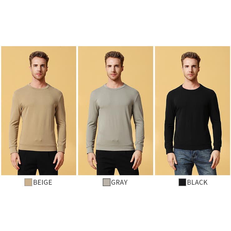 Uネックインナー メンズ ボトミングシャツ | aimoha men | 詳細画像21 