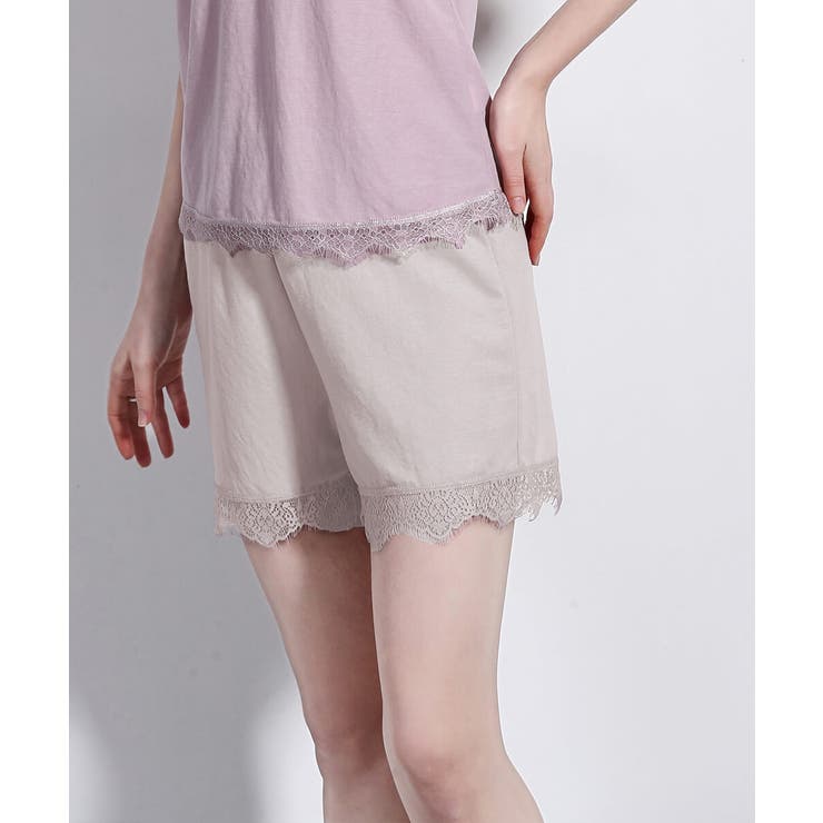 GRAY | レースショートパンツ ルームショートパンツ ペチパンツ | aimoha 