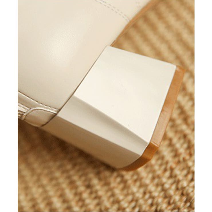 ローヒール ショートブーツ レディース | aimoha  | 詳細画像4 