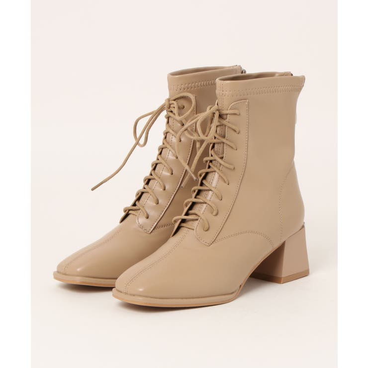 ローヒール ショートブーツ レディース | aimoha  | 詳細画像14 