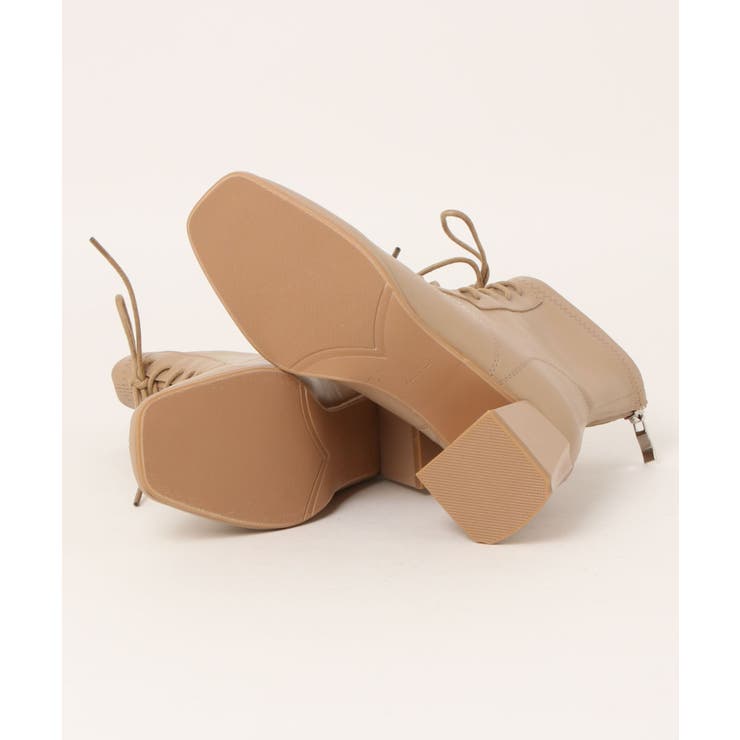 ローヒール ショートブーツ レディース | aimoha  | 詳細画像16 