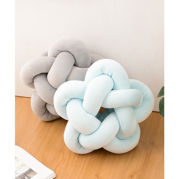 星型スター結びふわふわクッション 韓国インテリア[品番：XT000006492