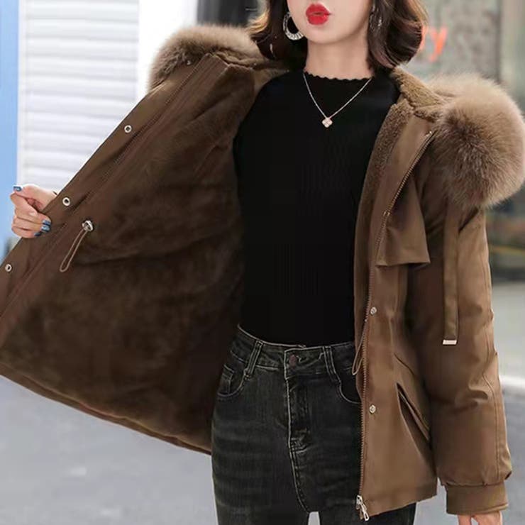 A'GEM/9 × .kom 『NIIER NOR/ニア ノア』 BELTED FUR JACKET