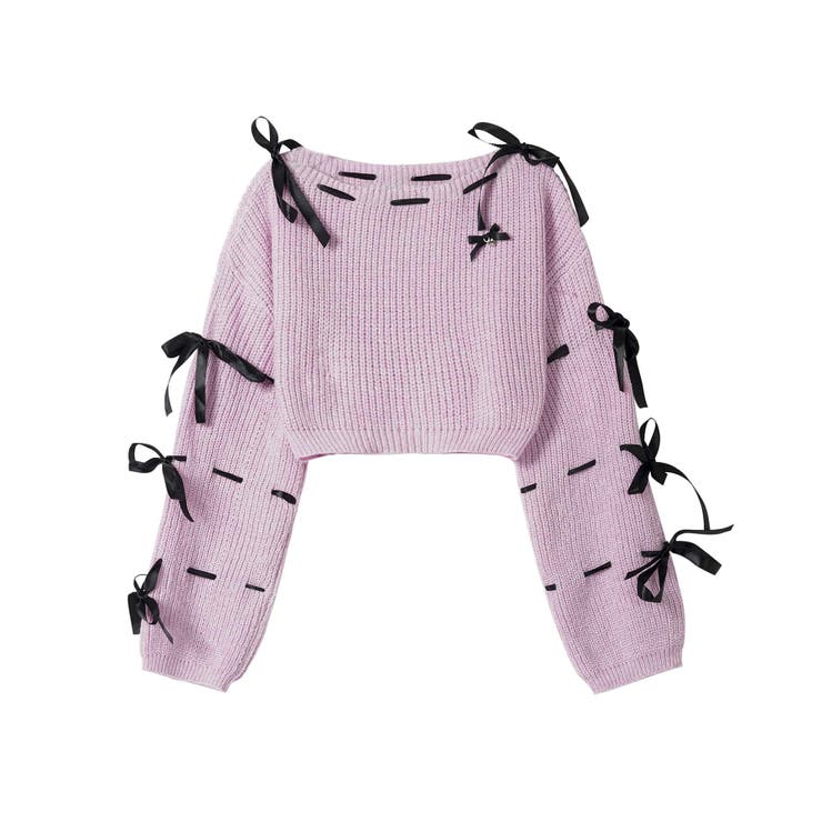 【HOOK】for girls リボンと通しアンサンブルトップス キャミソール | HOOK | 詳細画像9 