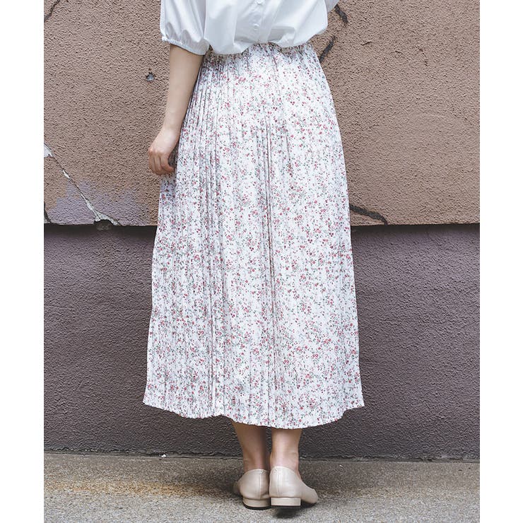花柄プリーツスカート ロングスカート 花柄 品番 Xt Aimoha アイモハ のレディースファッション通販 Shoplist ショップリスト