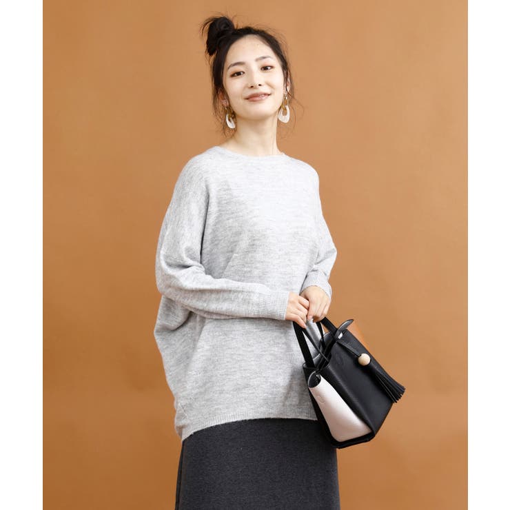 オーバー薄手ニット ニット レディース 品番 Xt Aimoha アイモハ のレディース ファッション通販 Shoplist ショップリスト