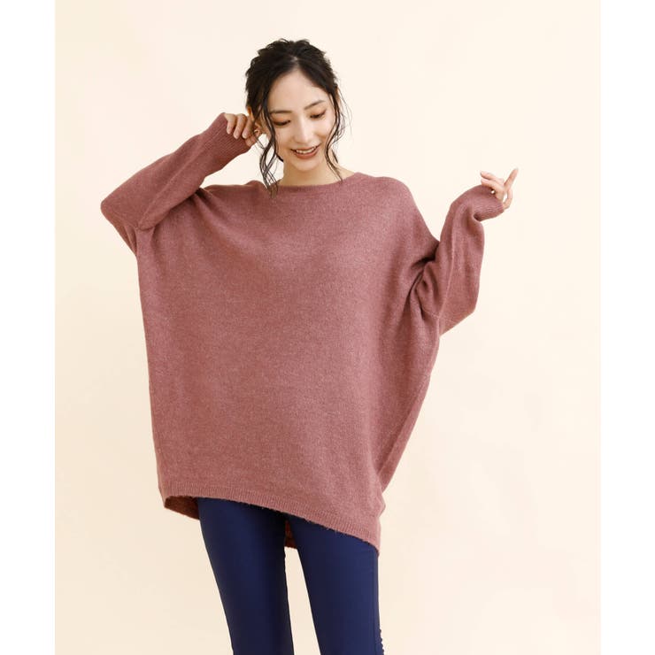 オーバー薄手ニット ニット レディース 品番 Xt Aimoha アイモハ のレディース ファッション通販 Shoplist ショップリスト