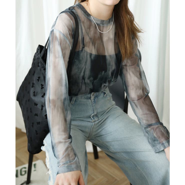 【HOOK】for girls リボン総柄フロッキー生地トートバッグ | HOOK | 詳細画像29 