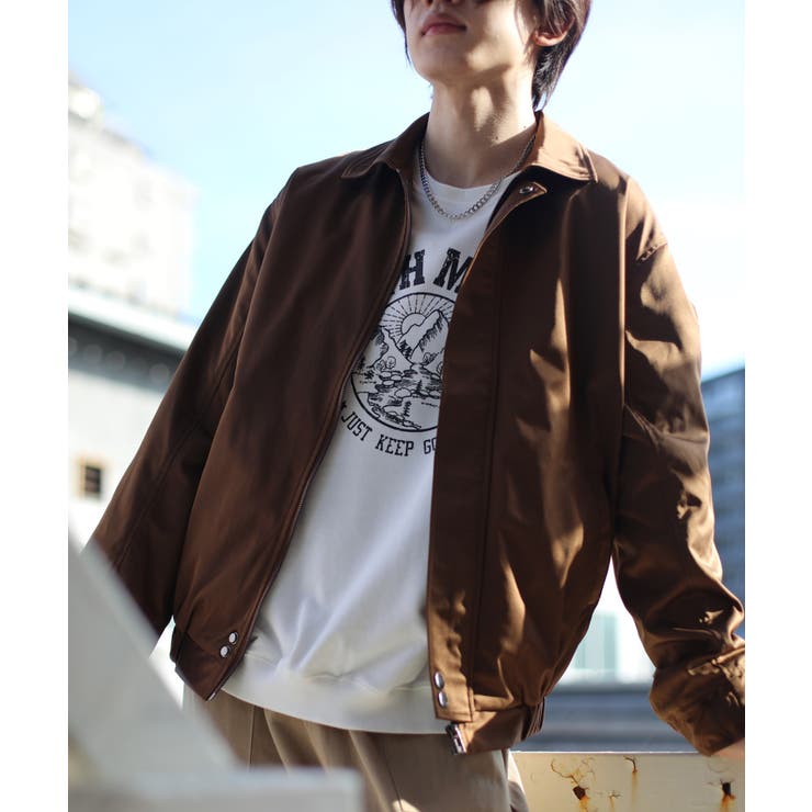 ジップアップ ブルゾン ジャケット[品番：XT000005938]｜aimoha  men（アイモハ）のメンズファッション通販｜SHOPLIST（ショップリスト）