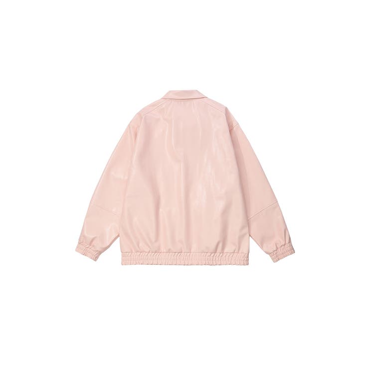 HOOK】for girls オーバーサイズPUレザージャケット[品番