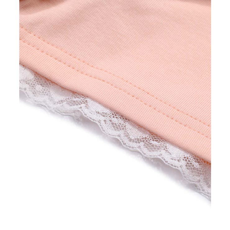 【HOOK】for girls 裾シャーリングリボンプリント半袖TEE | HOOK | 詳細画像15 