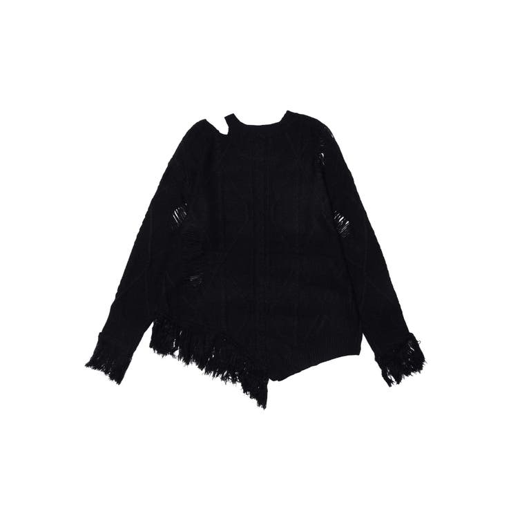 【HOOK】for girls アシンメトリーバタフライフリンジカットソー | HOOK | 詳細画像7 