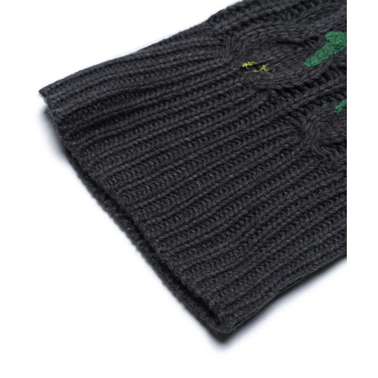 for girls ペイントプリントケーブル編みダメージニット | HOOK | 詳細画像10 