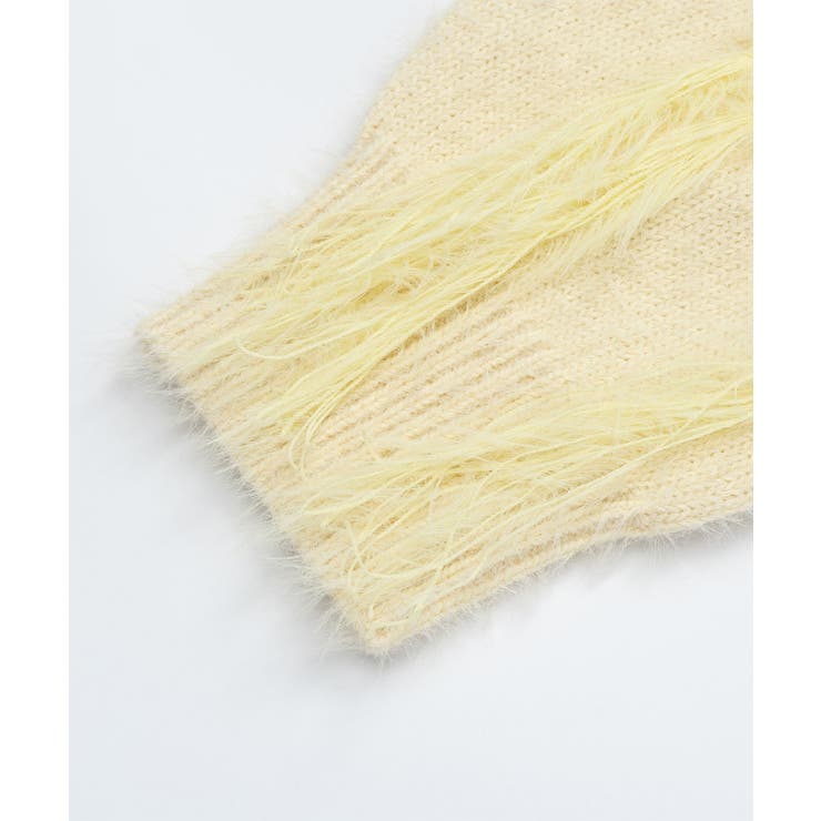 【HOOK】for girls リボンフリンジシャギーカーディガン【AW】 | HOOK | 詳細画像21 