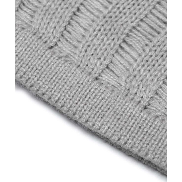 【HOOK】for girls リボンプリントオープンショルダーニットソー | HOOK | 詳細画像8 