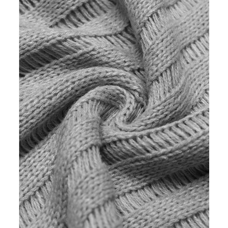 【HOOK】for girls リボンプリントオープンショルダーニットソー | HOOK | 詳細画像9 